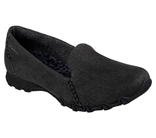 Skechers Relaxed Fit Bikers Smokin Womens Slip On Loafers Black 5.5 Skechers Relaxed Fit Bikers Smokin Womens Slip On Loafers Black 5.5