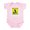 Petal Pink, variant on CafePress - Tripping Hazard Corgi - Baby Light Bodysuit, Size Newborn - 24 Months