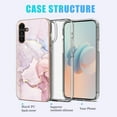 thumbnail image 5 of Case Compatible with Samsung Galaxy A14 5G Cases Samsung A14 5G Phone Case Ultra Thin Anti-Scratch Marble Protective case (Pink), 5 of 14