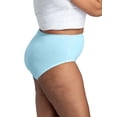 thumbnail image 5 of Fit for Me by Fruit of the Loom Women's Plus Size Cooling Breathable Brief Panties, Moisture-Wicking, Multipacks, Sizes 1X-5X, 5 of 9