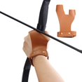 thumbnail image 3 of Visland Archery Shoot Glove Faux Leather Hand Guard Youth Adult Finger Protector Outdoor Bow Arrow Hand Protection, 3 of 8