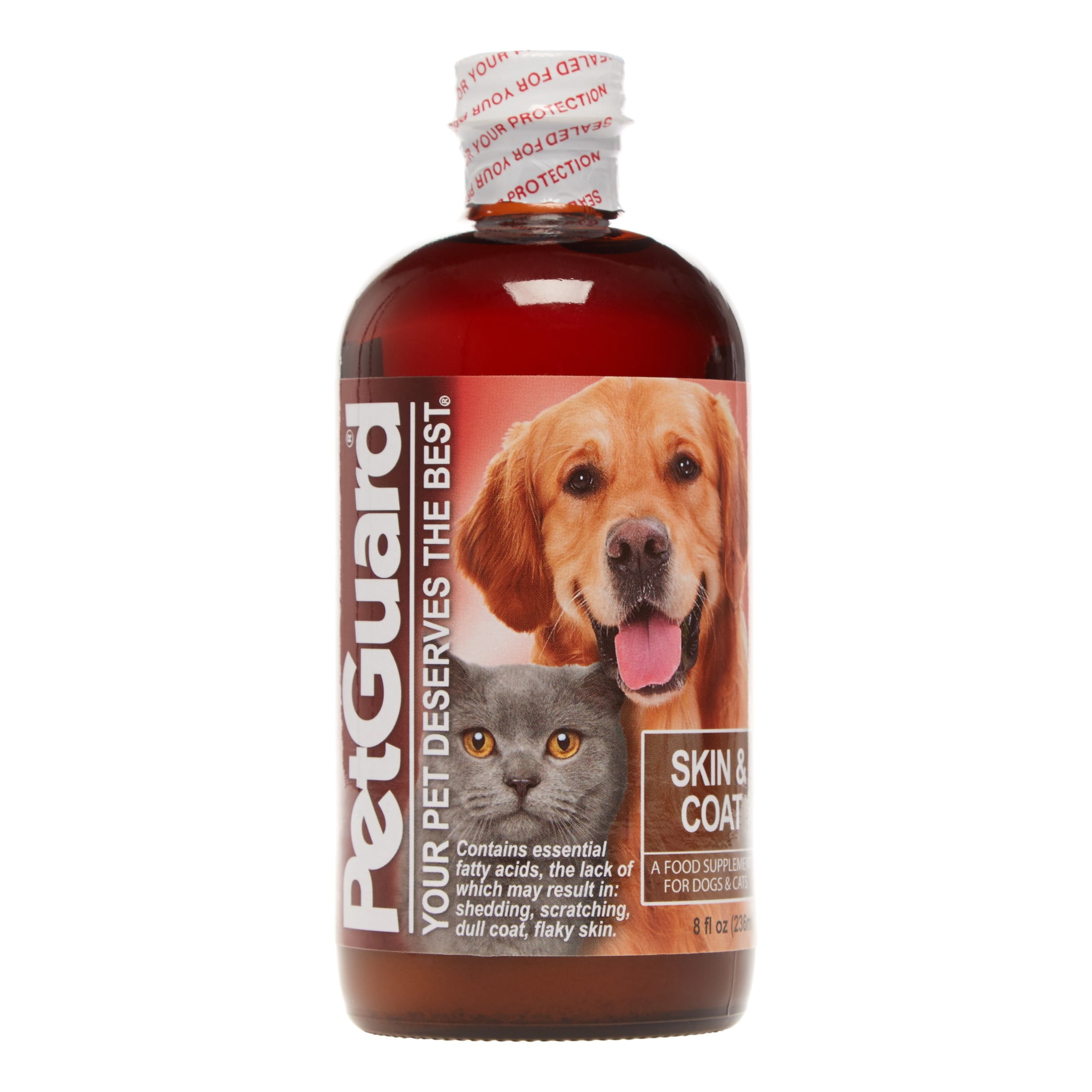 PetGuard Skin & Coat Dog & Cat Supplement, 8 oz
