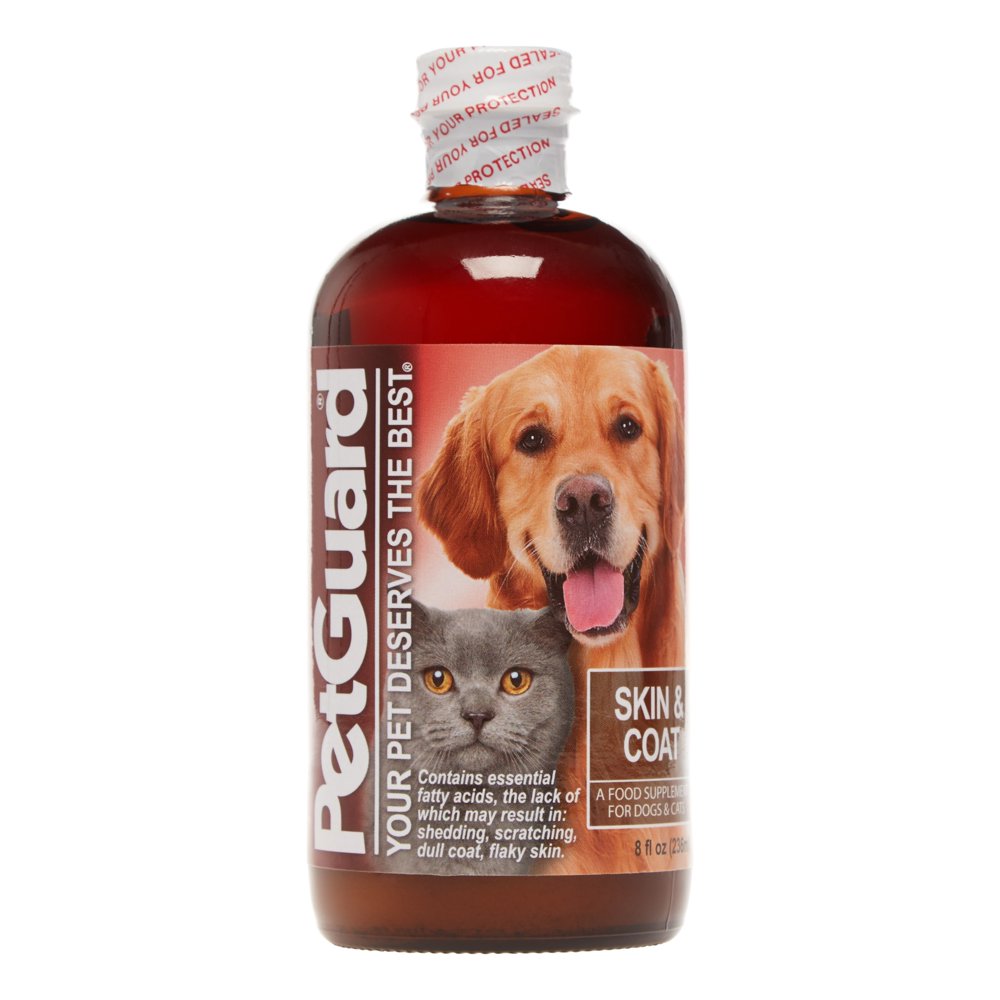 PetGuard Skin & Coat Dog & Cat Supplement, 8 oz