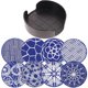 thumbnail image 4 of Insulated Coasters Set for Coffee Table Non-Slip Silicone Heat Insulation .7x9.7x0.3cm 1Set, 4 of 4