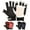 Black / White / Orange, variant on Sailing Gloves Sticky Palm Gripy Glove Yachting Kayak Dinghy Fishing Short Finger Black / White, S