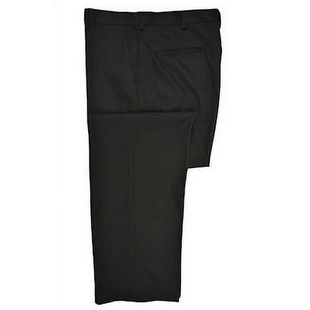 New [153 94] Kenneth Cole Reaction Mens Gabardine Black Slim Fit Pants 36Wx32L $75