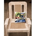 thumbnail image 2 of Carolines Treasures 1008PW1414 Crab In The Middle Decorative Indoor & Outdoor Fabric Pillow, 2 of 4