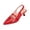 10# Red, variant on Kitten Heels for Women Pointed Toe Pumps Low Heel Slingback Heels with Buckle Dress Shoes for Dating Party Working Red 36