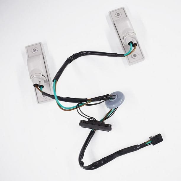 Trunk Release Switch Button Assembly with License Plate Lamp for