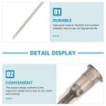 thumbnail image 2 of MasteelfCA 100 Pcs Aiguilles de Distribution Aiguilles de Laboratoire Aiguille de Distribution de Liquide avec Couvercles, 2 of 7
