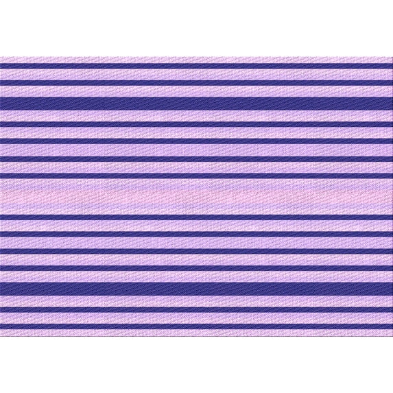 Ahgly Company Indoor Rectangle Patterned Blossom Pink Area Rugs, 7' x 10'