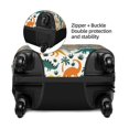 thumbnail image 2 of Fotbe Dinosaurs and Tropical Leaves Funda Protectora para Equipaje, Antirrayones y Resistente a la Suciedad, Compatible con Maletas de 18 a 32 Pulgadas-Small, 2 of 7