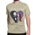 thumbnail image 3 of Camiseta de Disney The Nightmare Before Christmas para hombre y mujer, 100 % algodón, con estampado de Jack Sally Together, 3 of 5