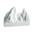 thumbnail image 1 of Estatua de montaña nevada, adorno de mesa, artesanía, decoración, escultura realista para Estilo C, 1 of 9