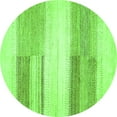 thumbnail image 1 of Ahgly Company Indoor Round Solid Green Modern Area Rugs, 7' Round, 1 of 4