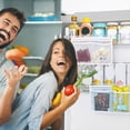 thumbnail image 4 of Juego de 4 Organizadores para Puerta de Refrigerador, Bolsa de para Colgar en la Nevera, Bolsa para Clasificar Artículos del Hogar., 4 of 5