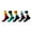 A-B328, variant on Socks Pack Of 5 Pairs Unisex Colorful Plaid Printed Cotton Crew Socks Streetwear Fashion Comfort Mid Tube Socks