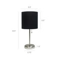 thumbnail image 3 of LimeLights Stick Lamp with USB charging port and Fabric Shade, 3 of 7