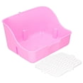 thumbnail image 4 of Pet Litter Box Toilet, Safe Pet Toilet  for Hamsters Rabbits Blue,Yellow,Pink,White, 4 of 7