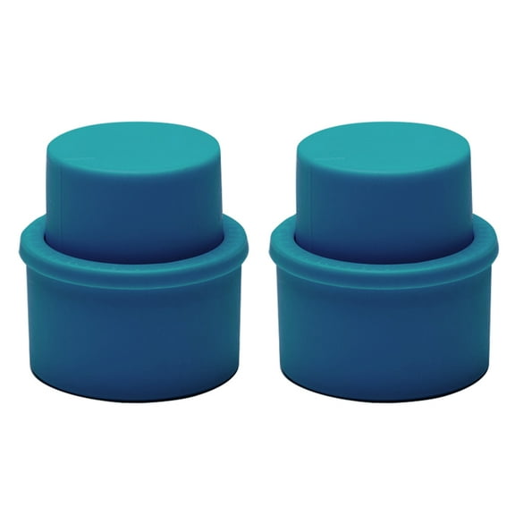 Yucurem 2Pcs Bottle Stopper Leak Proof Fizz Keeper for Soda Energy Drinks Kitchen Storage (Blue)