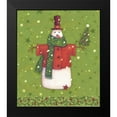 thumbnail image 2 of Eisner, Viv 12x13 Black Modern Framed Museum Art Print Titled - Green Snowman, 2 of 5