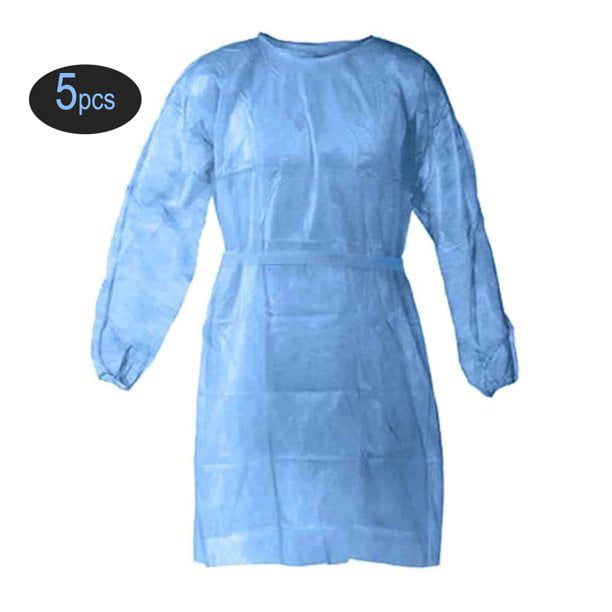Monarch slave means Petal Fluid Resistant, Medical Grade Level 2 Isolation Gown for Men, Women  | 5 Pack - Walmart.com