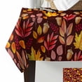 thumbnail image 2 of Fall Botanical Rectangle Tablecloths 54x120,Autumn Berry Orange Maple Leaves Watercolor Table Cloth Table Cover Indoor/Outdoor Tabletop Decor for Wedding Holiday Party Dinner Baby Shower, 2 of 7