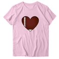thumbnail image 2 of Blouse à Manches Courtes Imprimée Mode pour Femmes T-Shirt Col Rond Drôle, 2 of 3