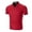 A-Red305, variant on JAJAHO Summer Polo Shirts For Men Short Sleeve Stand Collar Solid Color Golf Shirts Performance Moisture Wicking Casual Workout Comfy Tops