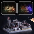 thumbnail image 1 of Modelo de Arquitectura de Metal de Construcción de Casas en 3D con 229 Piezas de Pieza, Sin Necesidad de Pegamento Ni Soldadura, Dura perfke Kits de estatua de escultura de metal 3D, 1 of 7