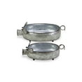 thumbnail image 6 of Set of 2 Galvanized Metal Piglet Planters, 6 of 7