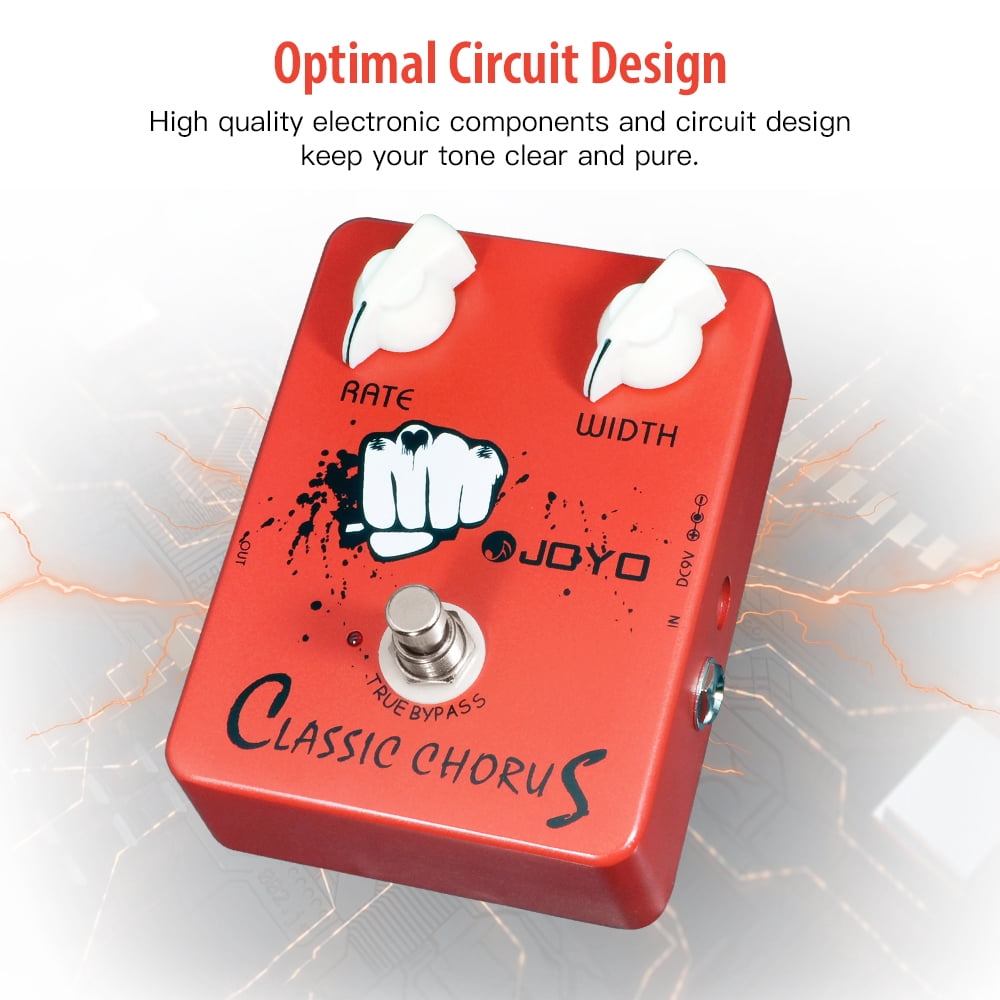 Joyo JF-05 Classic Chorus Guitar Effect Pedal True Bypass Mini Pedal Pure Analog DC 9V