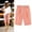 *Orange, variant on ClodeEU Women's Plus Size Linen Blend Knee Length Shorts,Solid Color Casual Bermuda Pants Blue,Womens Plus XXXXXL