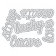 thumbnail image 4 of Sizzix THoltz Thinlits Die Shadow Script #1, 4 of 4