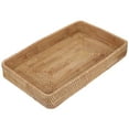 thumbnail image 5 of Rectangular Rattan Tray Storage Rattan Tray Hand Woven Rattan Tray Decorative Rattan Serving Tray, 5 of 11