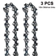 thumbnail image 1 of 3 Pcs Chain Saw Chains, 3/8 LP Pitch Semi-Chisel Gas Powered Chainsaw Chain Fits, Easy Storage C, 1 of 8