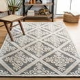 thumbnail image 3 of SAFAVIEH Vermont Trinity Floral Geometric Wool Area Rug, Ivory/Black, 2'3" x 4', 3 of 10