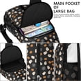 thumbnail image 4 of Sling Backpack,Minimalist Halloween Pattern Crossbody Bag with Water Bottle Holder,Waterproof Sling Bag for Men/Women with Chest Phone Holder for Hiking,Travel, 4 of 6