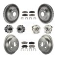 thumbnail image 1 of Transit Auto Front Rear Hub Bearings Assembly Coated Disc Brake Rotors and Ceramic Pads Kit (10Pc) for Car 2012-2013 Subaru Impreza Limited Base Premium - Left Right Side (Driver Passenger) KBB-120798, 1 of 11