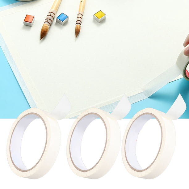 Cinta Adhesiva Blanca, Cinta De Pintores Blanca Ampliamente Utilizada, 10 Rollos, Profesional Para Artes Para Dibujar