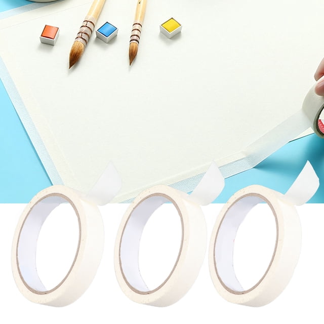 White Painters Tape, Easy Tear Professional 10 Rolls White Masking Tape For DIY For Arts