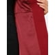 thumbnail image 5 of Abrigo de cuello INSPIRE CHIC para mujer, con botones, de manga larga, estilo A-line, casual, abrigo largo de invierno, M Rojo Oscuro, 5 of 6