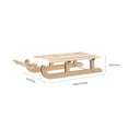 thumbnail image 5 of Christmas Tree Ornament Hanging Sleigh Mini Unfinished Wooden Sleigh Dollhouse Decor Diy Crafts Christmas Party Decoration, 5 of 6