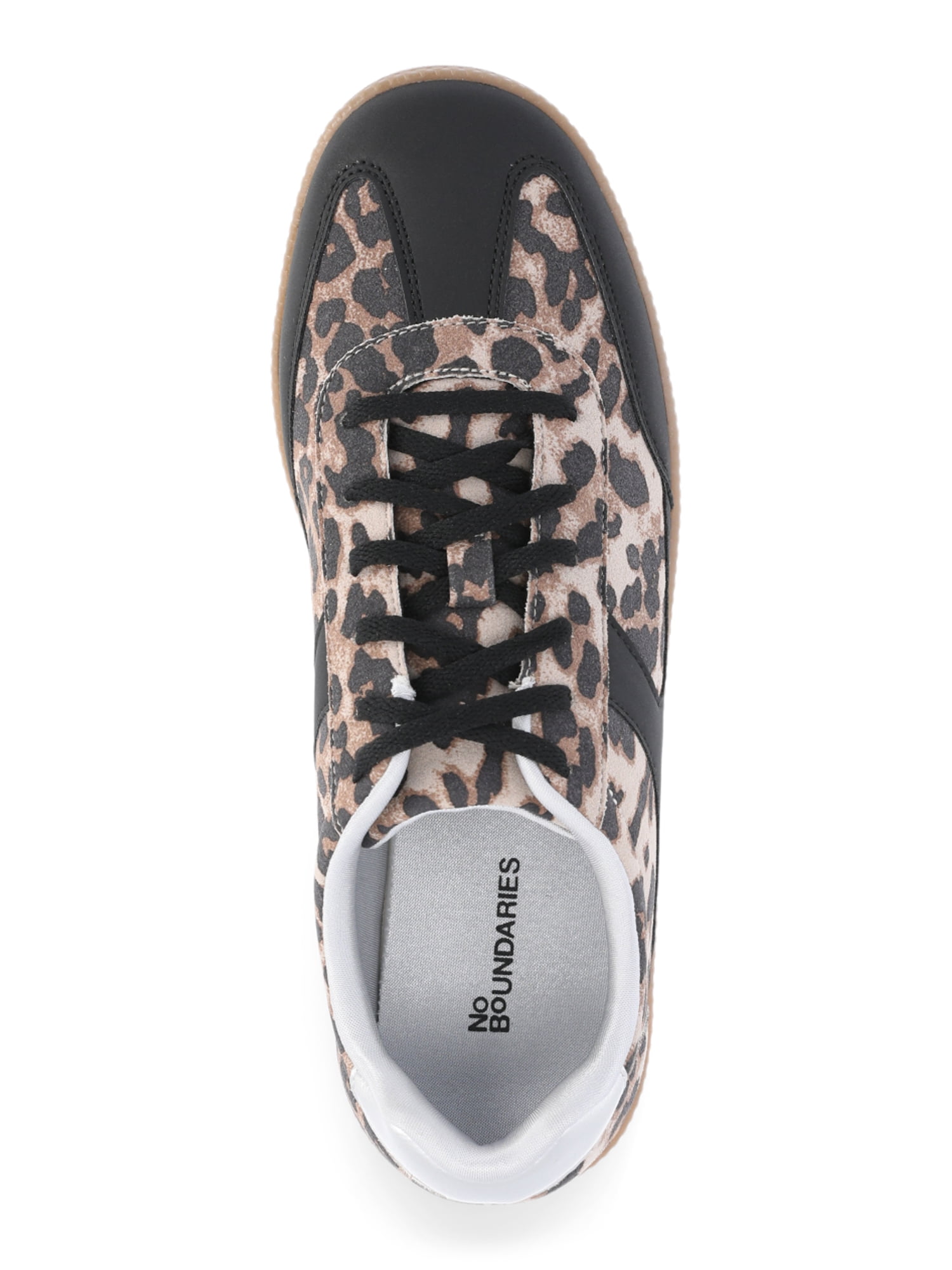 No Boundaries Women's Lace Up Sport Sneakers, Wide Width Available