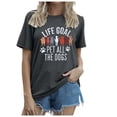 thumbnail image 1 of TINZ T-Shirt Décontracté à Manches Courtes Imprimé pour Femmes Col Rond Tee Graphique pour Usage Quotidien Très Grand Femmes T-Shirts Femmes Tees, 1 of 4