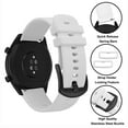 thumbnail image 4 of Silicone Watch Band 20mm Quick Release Rubber Watch Straps for Men Women,Black Stainless Steel Buckle, 4 of 8