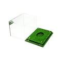 thumbnail image 4 of Deluxe Acrylic Rugby Ball Display Case with Mirror, Gold Risers and Turf Base (A004-MGRTB), 4 of 5