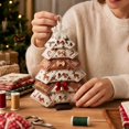 thumbnail image 5 of Kiddiway Christmas Tree Patchwork Kit - Complete Craft Kit for Arts and Crafts, DIY Sewing Fabric Set, Holiday Decor Project, Great Gift for Quilters, 5 of 8