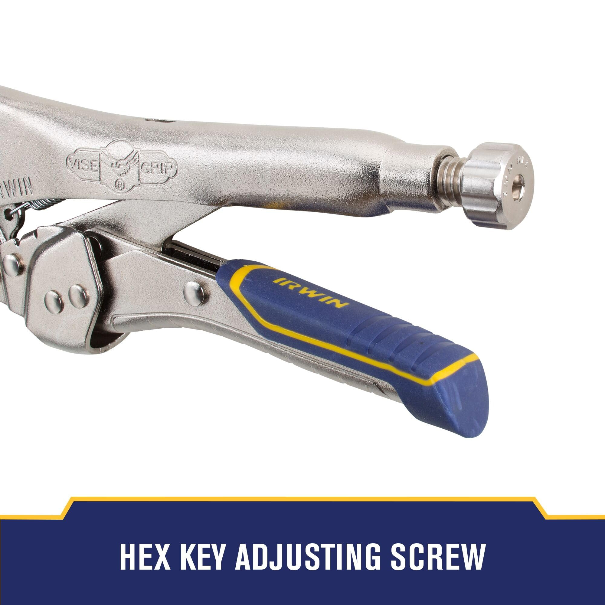 Irwin Tools IRWIN VISE-GRIP Locking Pliers, Fast Release, Curved Jaw with Wire Cutter, 10-Inch (IRHT82578)