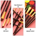 thumbnail image 3 of KALLORY 10Ud Pinceles Para Pintura Artística Con De Nylon Y Mango De Madera Negro, 3 of 8